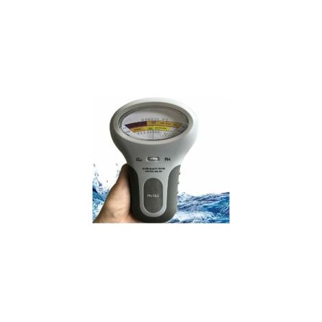 2-in-1-Chlor-pH-Tester, Chlorwasserqualitätsanalysator, CL2-Messgerät – Crezuo