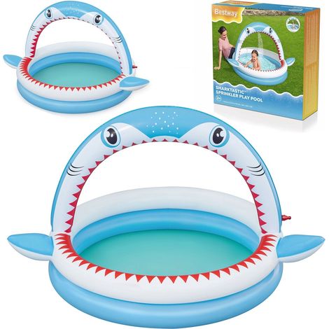Aufblasbarer pool mit sprinkler 163 x 127 x 92 cm bestway 53157