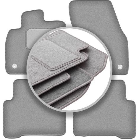 Alfombrillas grises para coche: Volkswagen Touran II monovolumen (2016-) (1/5)