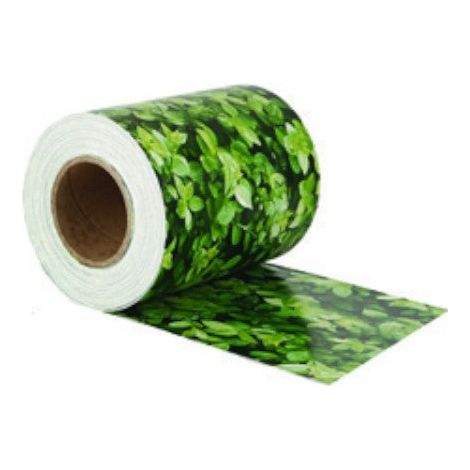 Striscia ombreggiante pvc altezza 19 cm lunghezza 35 metri con 20 clips incluse per recinzioni giardino - Foglie (1/5)