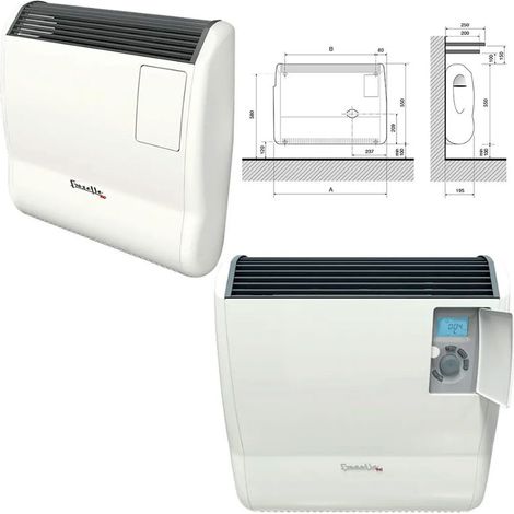 Radiatore a Gas Stufa Convettiva Fondital GAZELLE EVO 5000 Metano da 4,52 kW kit fumi in omaggio (1/3)