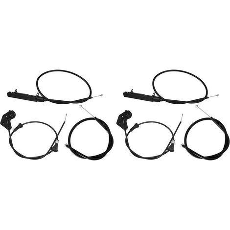 Kit di cavi Bowden a 6 pezzi per l'apertura del cofano (E46 320I 323I 98-05) 51238208442