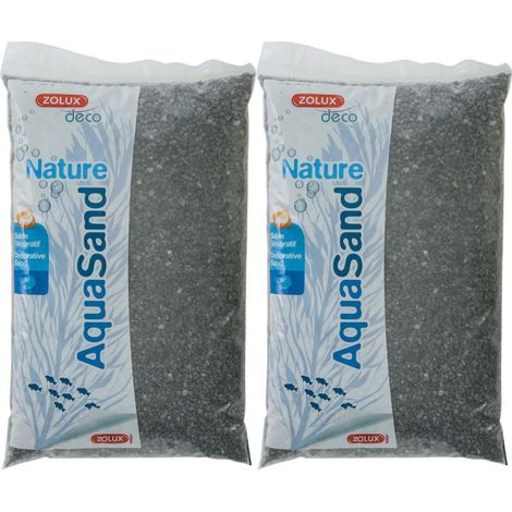 Sol décoratif Aquasand basalte noir 10 kg (1/3)