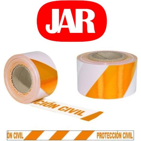 Banda de señalización de protección civil 250 m x 8 cm G400