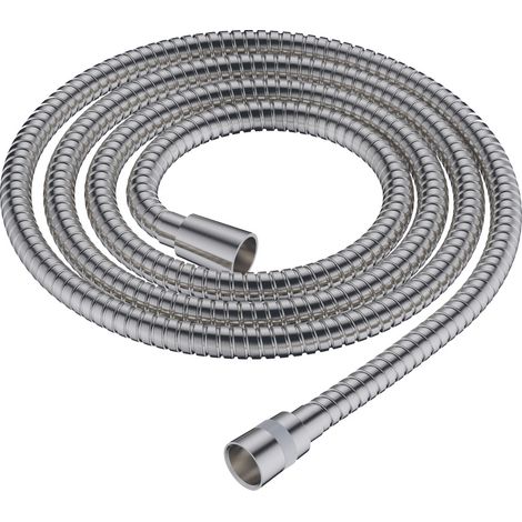 Tubo flessibile per doccia in acciaio 150 cm colore grigio