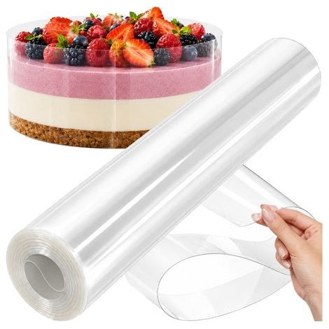 Rollo de papel de aluminio para bordes de pasteles, 20 cm x 10 m (1/5)
