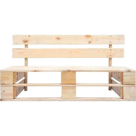 Banc palette de jardin Banc extérieur Banquette de jardin bois (1/5)