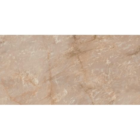 Carrelage effet Marbre Rose Sand 120x60x0,9 cm Brillant Sorvella - Sol et mur intérieur (vendu par carton de 1,44 m²) - RO'MA CARRELAGE
