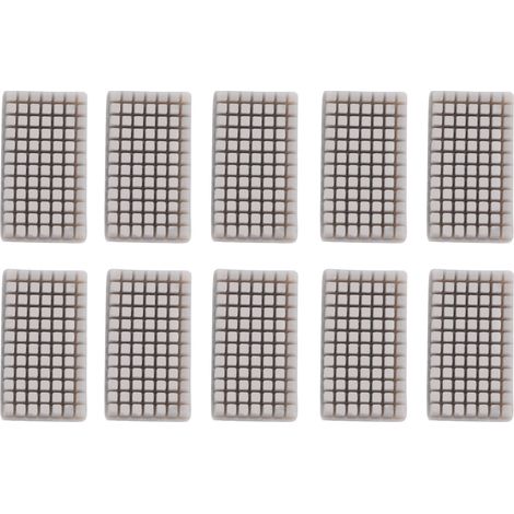 GARRYFIZH Essuie-glace à buse adapté à l'imprimante 3D QIDI Plus 4, brosse en Silicone à extrémité chaude, 27x15x4,7mm, 10 pièces