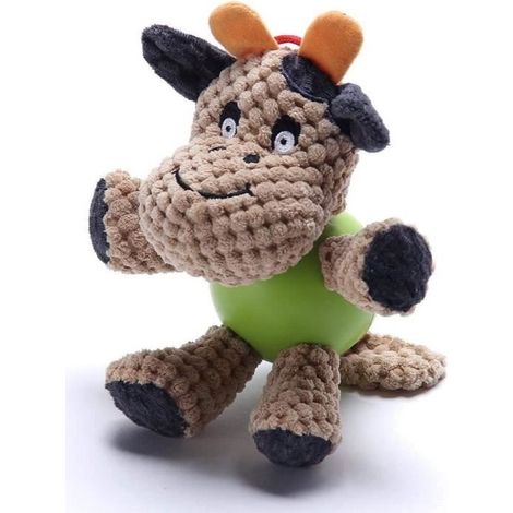 Jouet interactif pour chien,Jouet en Peluche grinçant pour Chien,pour Chien Convient aux Petits,Moyens et Grands Chiens (1/4)