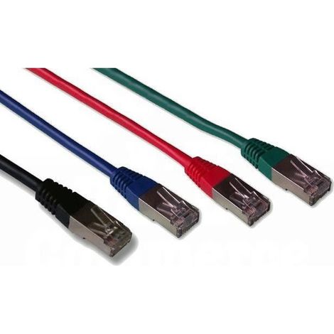 Paquete de 4 cables RJ45 macho/macho, cat.6...