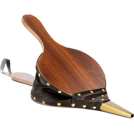 Soufflet à feu de grande taille (43 cm x 19 cm) avec buse moulée pour souffleur à bois, idéal pour le camping, les barbecues, les cheminées, les pompes à main et autres accessoires - AquaForge (1/5)