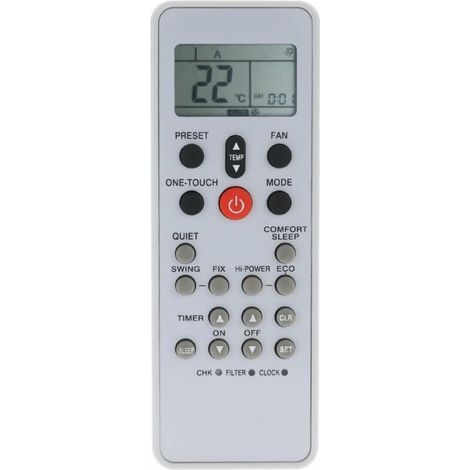 Cyslmuk – Télécommande de remplacement Toshiba WC-L03SE – Compatible avec climatiseurs – Dimensions 15x5,5 cm – Aucune programmation requise (1/5)