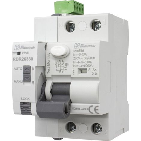 Diferencial Rearmable Superinmunizado 2p 63A 30Ma 230V