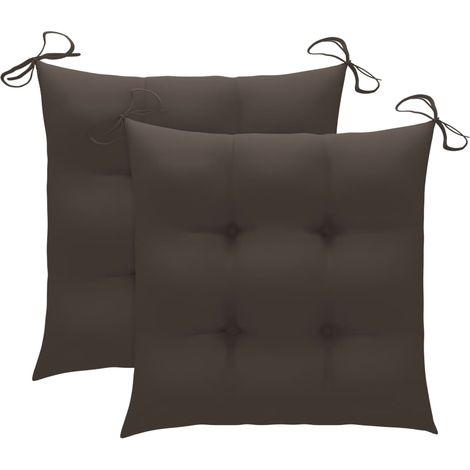 Maison Exclusive - Chaise à bascule avec coussin taupe Bois de teck solide