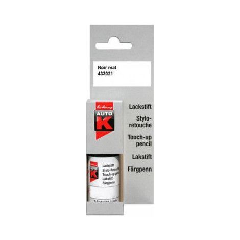 Stylo de retouche pour carrosserie de voiture - Multi-marques - Noir mat - Auto K (1/3)
