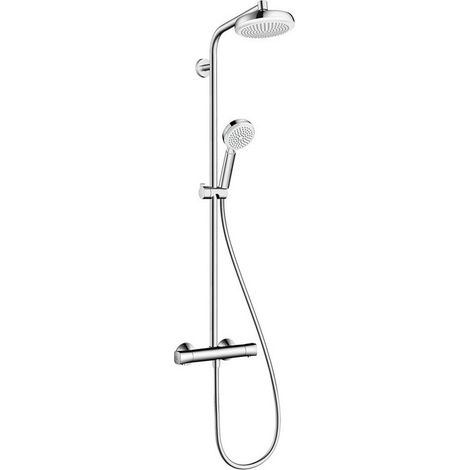 Showerpipe 160 1jet EcoSmart blanc/chromé