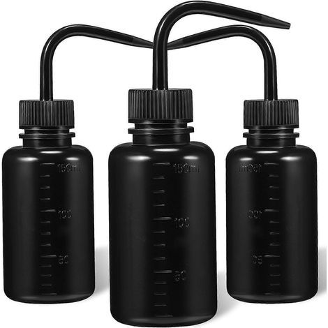 Lot de 3 flacons souples en plastique pour le lavage, l'arrosage des plantes et le nettoyage des cils-15.50X5.00X5.00CM (1/4)