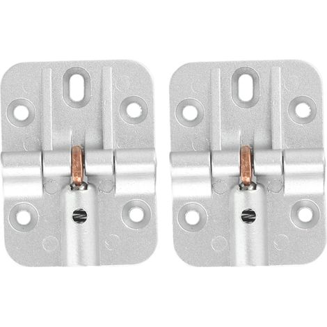 2 charnières de table à verrouillage réglables à 180 degrés en alliage de zinc, fixations pour pieds de table pliants, goussets pour pieds de table pliants. (1/5)