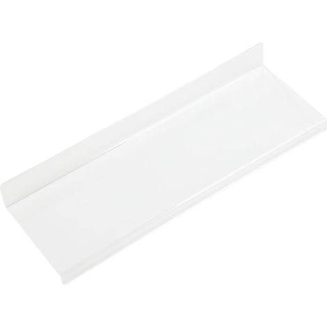 Abgewinkelter Computerständer aus transparentem Acryl, polierte Tastaturablage, erhöhter Rand mit niedriger Vorderkante für den Schreibtisch (1/5)