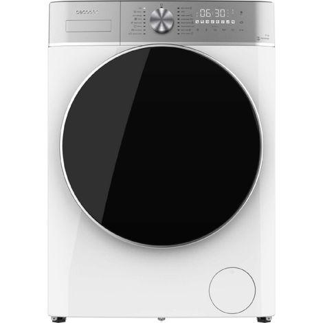 Cecotec – Lave-linge 8Kg chargement frontal – Moteur Inverter Plus – 1400 rpm – 16 programmes – SteamMax – Écran tactile XXL – Classe A – KidLock (1/5)