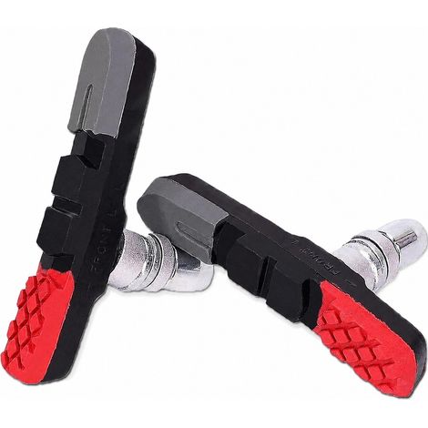 Jeu de patins de frein V-Brake, patins de frein filetés pour VTT/vélo de trekking, haute qualité (1/5)