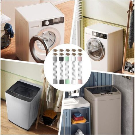 Ouvre-Porte Lave-Linge - Ressort Acier Inoxydable - Silicone Flexible - 5 Aimants - Pour Machines À Chargement Frontal - 1 Pièce (1/5)