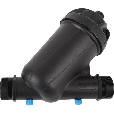 Filtre en Y pour irrigation goutte à goutte, 1-1/4 pouce, 120 mesh, filtration efficace, disque filtrant pour jardin, ferme et pelouse (1/5)