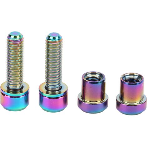M5x18mm Titan-Fahrradvorbau-Befestigungsschraube, hochfest, langlebig, rostbeständig und farbig für Vorbauschrauben (1/5)