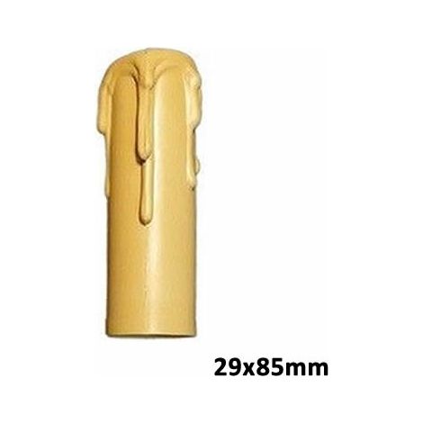 Mittlere Kerze für E14-Lampenfassung Crema Solera 854C