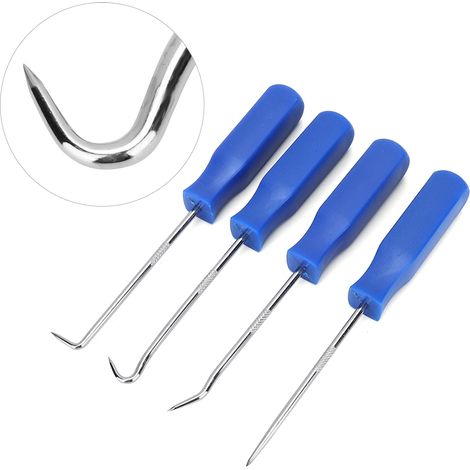 Lot de 4 outils démonte joints et crochets, extracteur de joint torique, levier pour garniture, outillage manuel de précision pour atelier (1/5)
