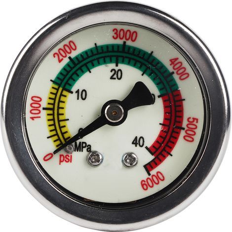 40mpa Auto Moto Manomètre Manomètre Haute Pression Pompe Assemblée Universel (1/5)