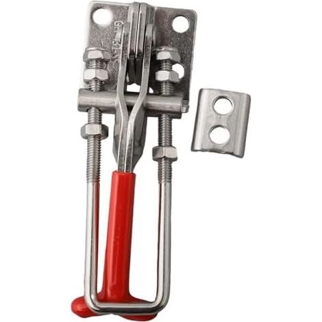 Boulon en U lourd 304 autobloquant avec poignée réglable pour tendeurs - Charge maximale : 200 kg - Épaisseur de la tôle : 3 mm - Pour applications industrielles et (1/5)