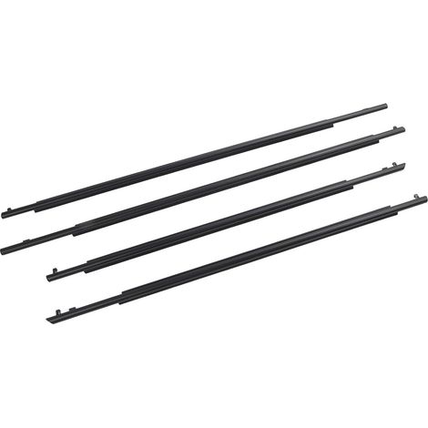 Joint de Fenêtre de Voiture, Joints Fenêtre 75710‑47021 75720‑47021 4pcs Avant Arrière Gauche Caoutchouc Droit Extérieur la (1/4)