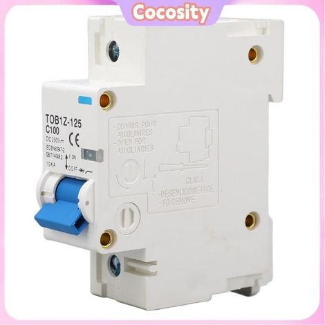 Brexer de Circuit CC 1P 100A Interrupteur de contre la Surcharge pour L'onduleur de Batterie du Système Solaire (1/4)