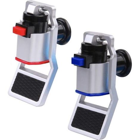 Lot de 2 distributeurs d'eau chaude et froide avec verrou de sécurité enfant pour adaptateur de système RO, eau chaude et froide, rouge et bleu (1/5)