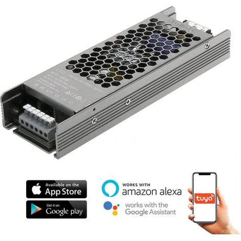 Alimentation à intensité variable par APP Tuya Led 200W 24Vdc RGB+CCT - Ledme - LM2256 (1/2)