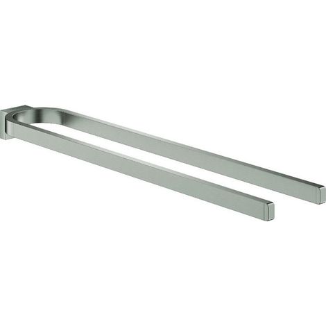 Porte-serviettes GROHE SELECTION 400 n noir 2 bras ha graphite brossé