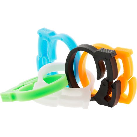 Lot de 6 clips pour cordons et câbles - Zenitech (1/3)