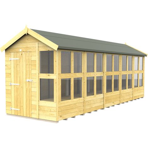 6 x 20 Apex Potting Shed