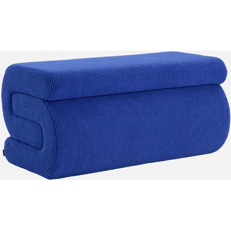Panca design rivestimento bouclé 1-2 posti (1/5)