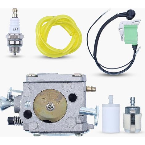 Kit de conduite de filtre à carburant de bobine d'allumage de carburateur pour Husqvarna 268 272 272XP 61 tronçonneuse 5032803-16 / 5039014-01 Bougie d'allumage (1/5)