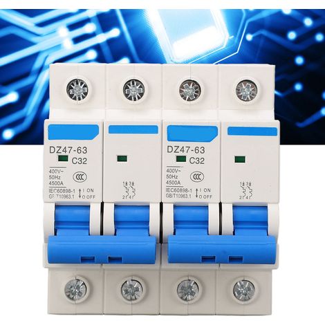 Disjoncteur à verrouillage BERM® DZ47-63 2P 32A, alimentation double, interrupteur pneumatique à verrouillage, inverseur de source 400 V (1/5)