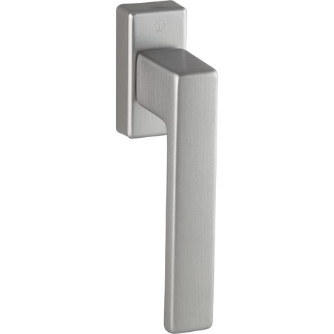 HOPPE Fenstergriff TOULON,VK 7 x 32-42 mm,90° Rasterung,Alu edelstahlfarbig matt