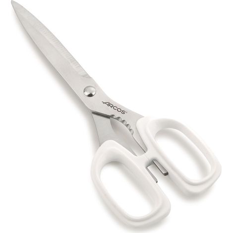 Forbici da cucina Arcos 185924 in acciaio inox e mango bianco Polipropilene 240 mm in blister pack (1/5)