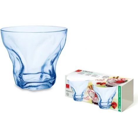 Set 2 coppa gelato sorgente azzurra 33,5 cl bormioli rocco