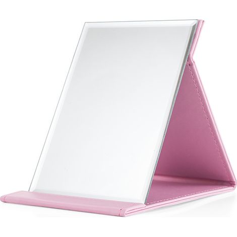 1 miroir de maquillage, HD, pliable, mains libres, multi-angles, pour usage domestique, bureau ou voyage (1/5)