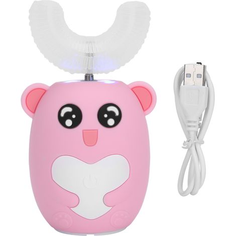 Brosse à Dents Électrique en Forme de U pour Enfants de 2 à 12 Ans - Nettoyage Dentaire Complet (1/5)