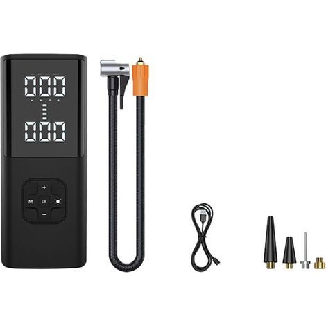 Pompe Gonflable Sans Fil pour Pneus de Moto, Camionnette, Voiture, Compresseur D'Air Numérique Portable, Super Puissant (1/2)
