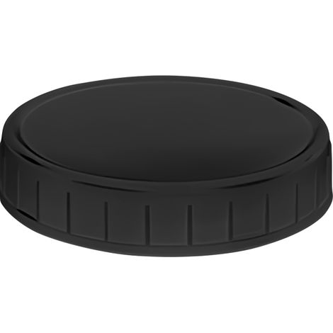 Couvercle à large ouverture pour bocal Mason avec joint d'étanchéité, en polypropylène durable, pour bocaux Mason en verre de 6,9 cm (2,7 pouces). Couvercle de rechange étanche et anti-fuite. (1/5)